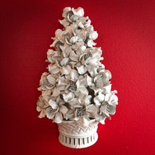  Applique da parete decorativo floreale in ceramica di Bassano