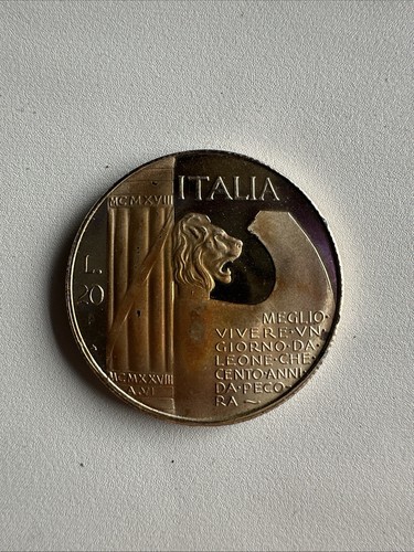 Argento moneta lire - moneta,