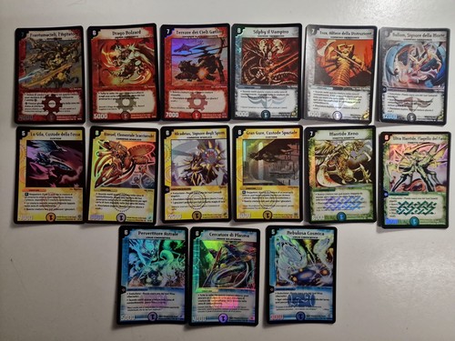 Lotto carte duel masters - carte,
