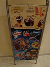 INSEGNA LATTA TABELLA GELATI Antica Gelateria del Corso Nestlè Motta