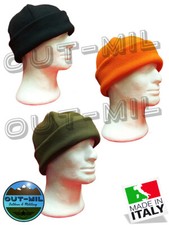 Cappello papalina in pile