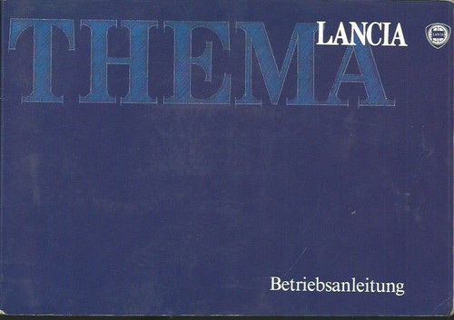 Lancia thema manuale uso e - thema,