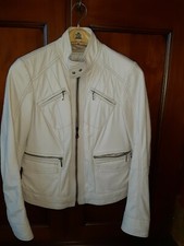 Giacca da donna Geox Respira Giubbino in pelle Casual Giubbotto Tg 42