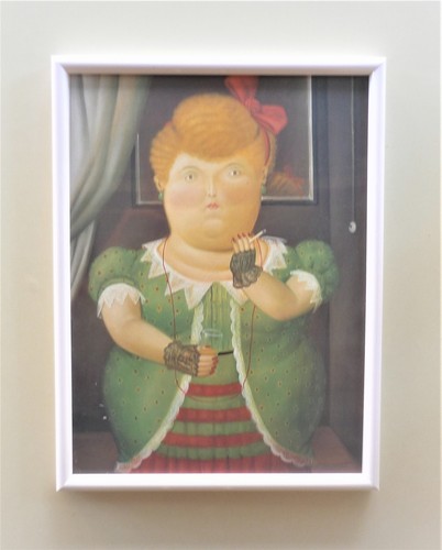 Quadro donna botero con - donna,