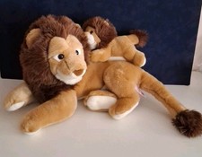 Rarissimo Peluche Leone Narciso Con Cucciolo Trudi Collezione 