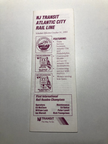 Transit atlantic city - nj, rail