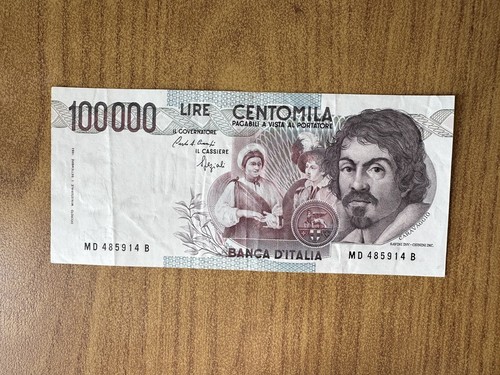 Banconota lire 100000 - banconota,