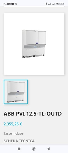 Inverter fotovoltaico fimer - fotovoltaico,