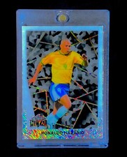 RONALDO NAZARIO RARO 1/1 ARGENTO SHIMMER RIFRATTORE HOLO Foglia Non Auto - BRASILE