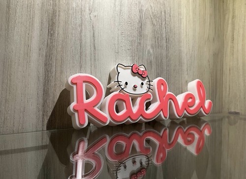 Targhetta personalizzata hello - personalizzata,