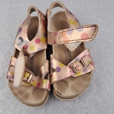 Sandali Birkenstock colore rosa numero 26 da bambina