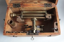 Ancien théodolite d'arpenteur niveau lunette Kern & Cie Aarau Suisse (66202)