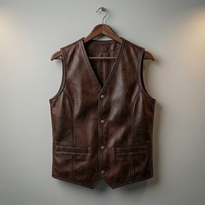 Gilet in pelle di agnello da