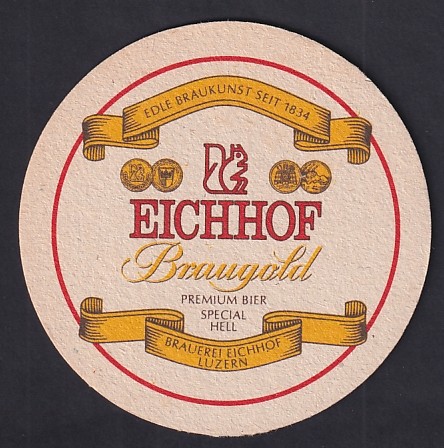 Sottobicchiere birra eichhof - sottobicchiere,