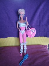 Vintage 1989 Mattel Barbie And The All Stars Workout Doll