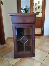 Mobiletto vetrinetta legno con