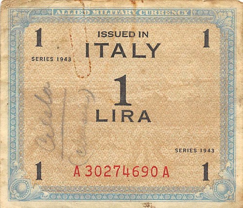 Italia lira serie del - 1,