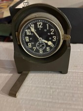 Raro orologio militare tedesco in plastica anni '50 - da muro e/o tavolo