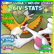 ✨ 6IV SHINY LUGIA + HO-OH ✨POKEMON DIAMANTE BRILLANTE E PERLA BRILLANTE BDSP EV'D🚀