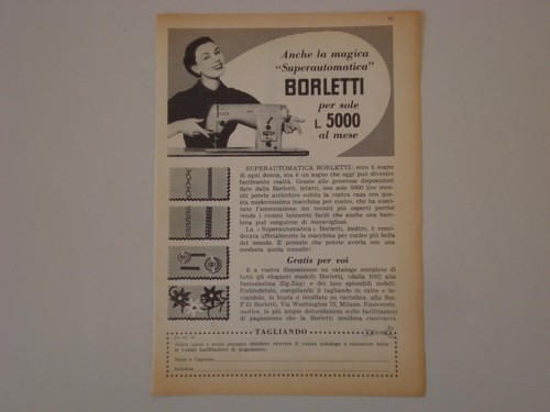 Advertising pubblicità 1958 - pubblicità,