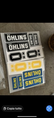 Adesivi ohlins yamaha - ohlins,