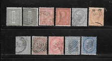 ITALIA REGNO, V. E. II ,  n. 14/20 - 14A/15A -  26/27  USATI  1863 lot lotto