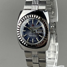 Orologio da donna automatico di lusso LADO Golden City quadrante blu...