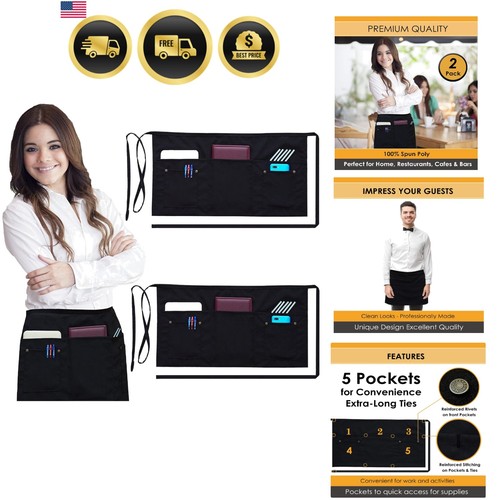 Grembiuli server con tasche - 5,