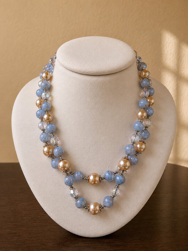 Collana vintage doppio - collana, filo