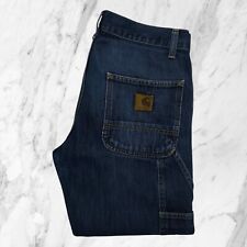 CARHARTT Vintage Single Knee Jeans Uomo Carpenter Lavoro Taglia 30 W30 / 44 ITA 