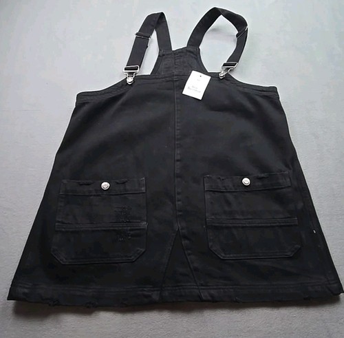 Gonna intera denim nera taglia