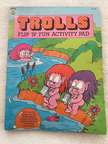 Vtg norfin trolls coloring - vtg,