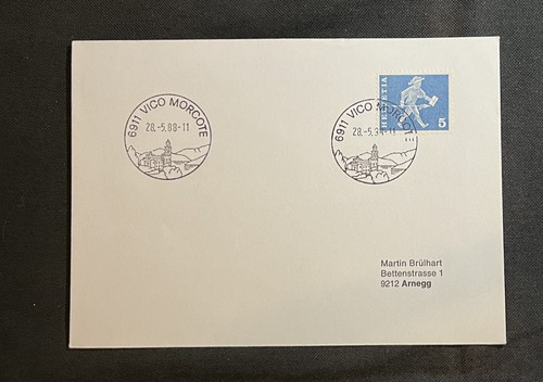 Svizzera 1988 fdc vico morcote - 1988,