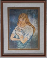ARTE NAIF MATERNITA' MADONNA