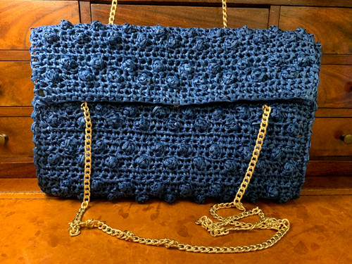 Borsa rafia all - borsa, all'uncinetto