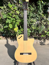 Aiersi 39 Pollici Solid Body Abete Top Silenzioso Viaggio Chitarra Classica Elettrica