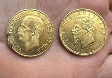 Riconio 100 lire oro Vittorio