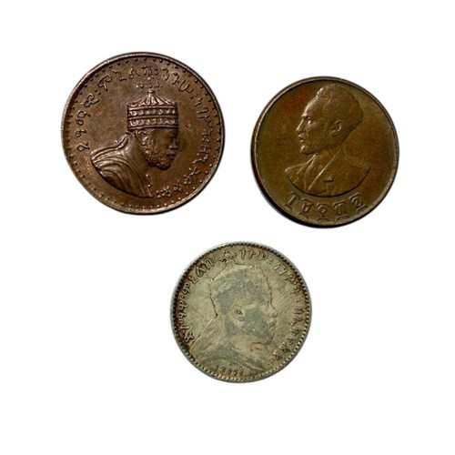Lotto monete etiopia vintage - etiopia,