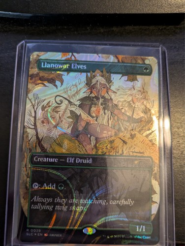 Elfi llanowar halo foil - elfi,