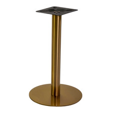 Base tavolo acciaio Gordon oro