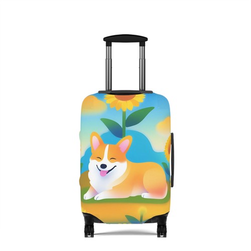 Copribagaglio corgi girasole - copribagaglio,
