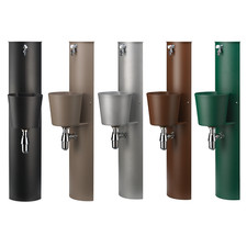 Fontana Parete Belfer 42PRT Installazione a Muro Allacciamenti Altezza Variabile