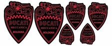 6 stickers shield Ducati