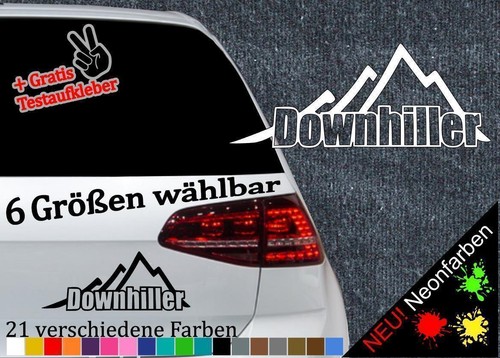 Adesivo downhill mtb sticker