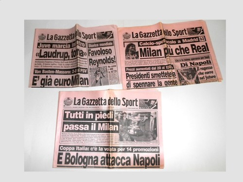 Milan trofeo bernabeu - milan, 1988