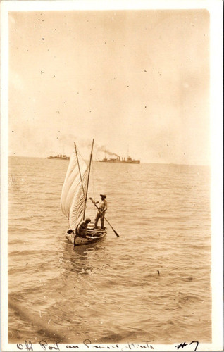 Vintage rppc pescatore - vintage,