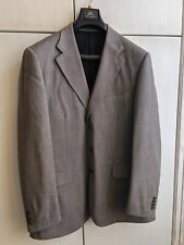 Abito uomo estivo grigio foderato Taglia 54 Drop 6 - 100% Fresco Lana poco usato