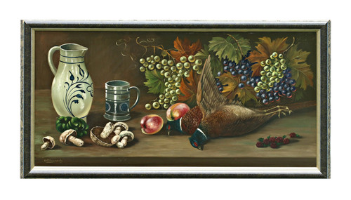 Quadro olio tela firmato - olio,