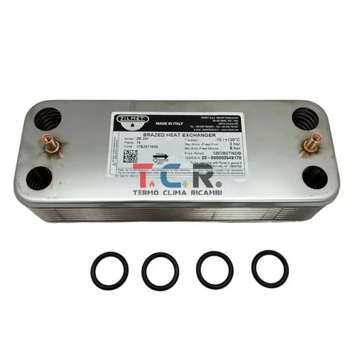 Scambiatore piastre 166 mm - piastre,