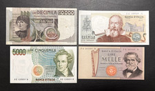 ITALIA LOTTO 4 BANCONOTE